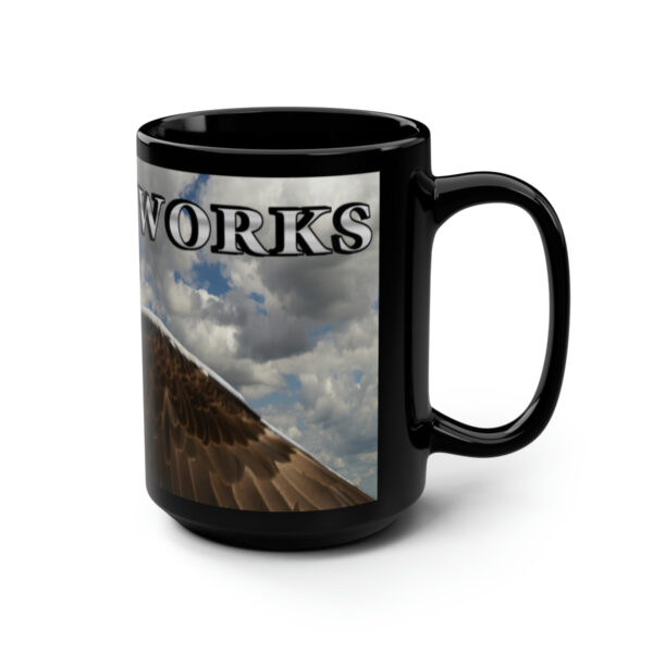 TilleyWorks Logistics - Black Mug, 15oz - Image 2