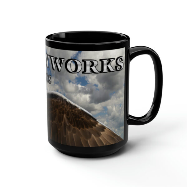 TilleyWorks Logistics - Black Mug, 15oz - Image 5