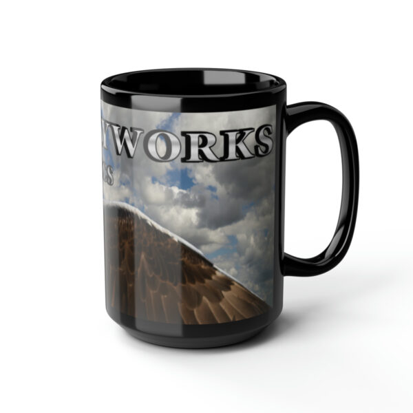 TilleyWorks Logistics - Black Mug, 15oz - Image 6