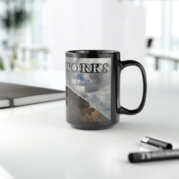 TilleyWorks Logistics - Black Mug, 15oz - Image 9