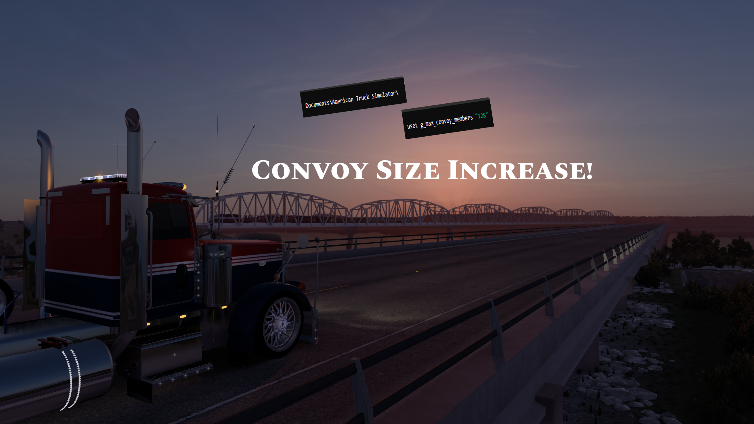 How to Increase Convoy Size in American Truck Simulator from 8 to 128 Players